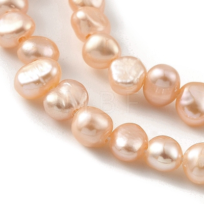 Natural Cultured Freshwater Pearl Beads Strands PEAR-A006-02D-1