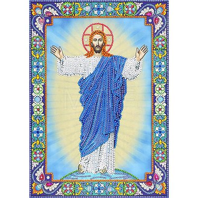 Religion Human Pattern DIY Diamond Painting Kits DIAM-PW0010-49A-33-1