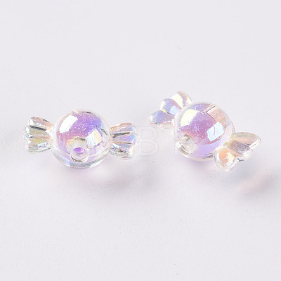 Transparent Acrylic Beads TACR-S152-03B-1