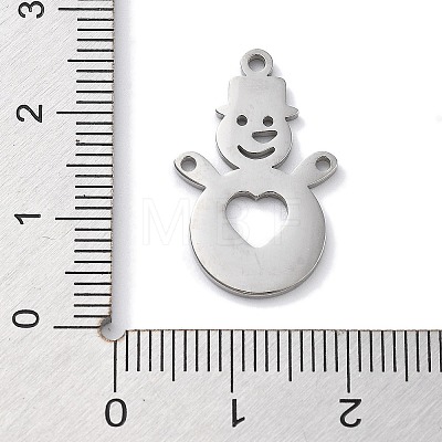 Christmas Theme Anti-Tarnish 304 Stainless Steel Pendants STAS-R003-04P-01-1