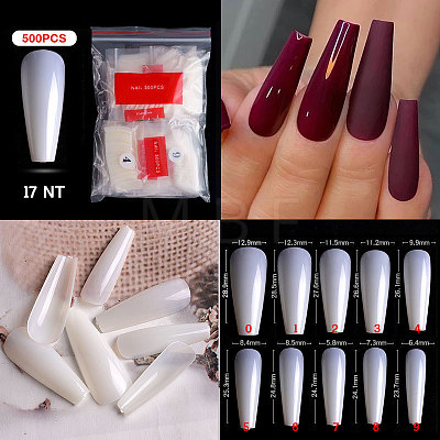 Plastic Seamless False Nail Tips MRMJ-T050-02Q-02-1