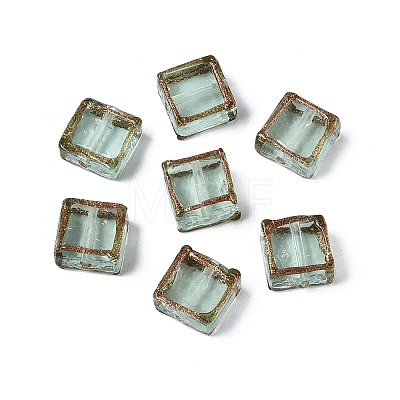 Handmade Gold Sand Lampwork Beads LAMP-N041-01G-1