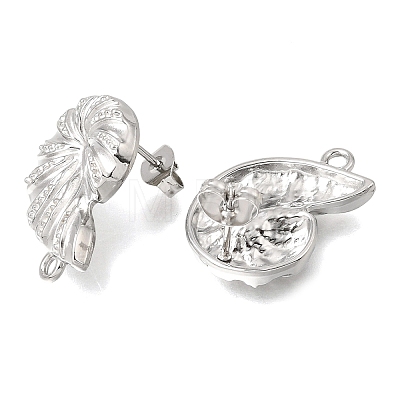 304 Stainless Steel Stud Earring Findings STAS-D391-04B-P-1