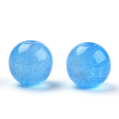 Round Imitation Cat Eye Resin Beads RESI-TAC0017-08K-1