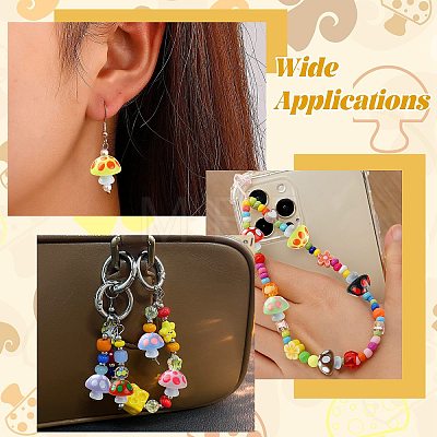 40Pcs 2 Styles Opaque Acrylic Beads MACR-CJ0002-49-1