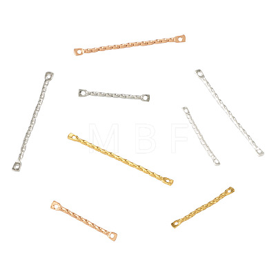 80Pcs 8 Styles Brass Connector Charms KK-TA0001-23-1