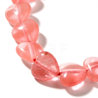 Cherry Quartz Glass Beads Strands G-R190-10mm-53A-1