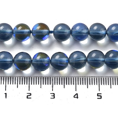 Synthetic Moonstone Beads Strands G-P528-J02-23-1