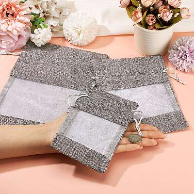 9Pcs 3 Styles Cotton Packing Pouches OP-TA0001-18D-1