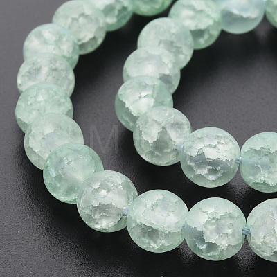 Crackle Glass Beads Strands GLAA-S192-D-008E-1