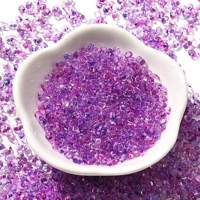 Transparent Baking Paint Glass Seed Beads SEED-A033-06A-17-1