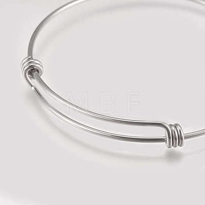304 Stainless Steel Expandable Bangles STAS-K182-20P-1
