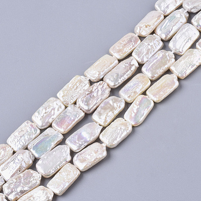 Natural Baroque Pearl Keshi Pearl Beads Strands PEAR-S016-003-1