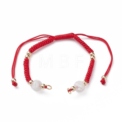 Adjustable Nylon Thread Braided Bracelet Making AJEW-JB00851-1