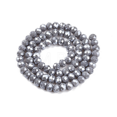 Electroplate Glass Beads Strands EGLA-A044-P6mm-A10-1