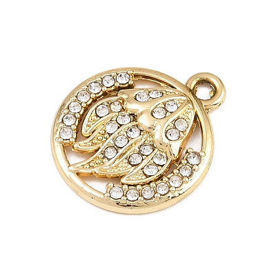 Alloy Rhinestone Pendants RB-CBA332B-05B-1
