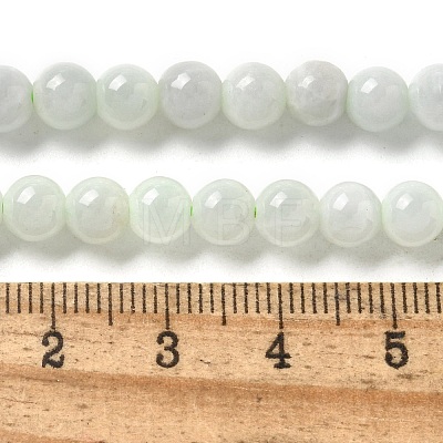 Natural Myanmar Jadeite Beads Strands G-L595-C01-01B-1