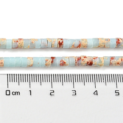 Synthetic Imperial Jasper Dyed Beads Strands G-D077-D01-02E-1