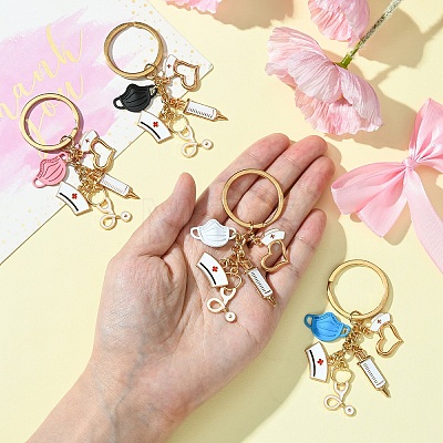 Alloy Enamel Keychain KEYC-YW00081-01-1