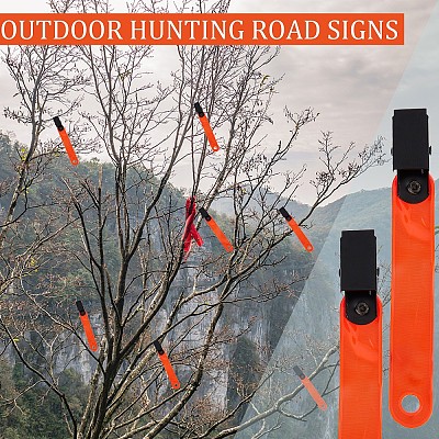Plastic Reflective Trail Markers AJEW-WH0299-52-1