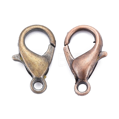 Zinc Alloy Lobster Claw Clasps E105-M-1