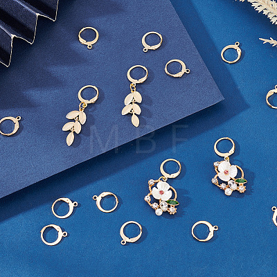 100Pcs 304 Stainless Steel Leverback Earring Findings STAS-PH0004-83-1