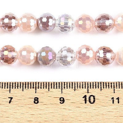 Electroplate Glass Bead Strands X-GLAA-Z006-01D-1