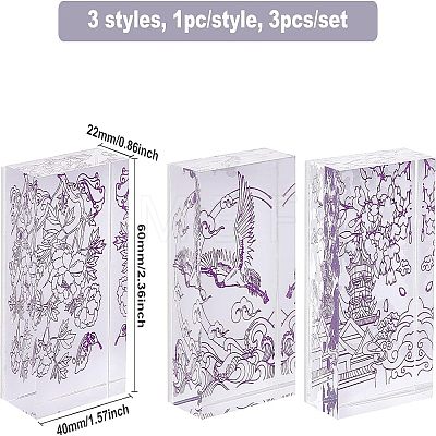 Fingerinspire Acrylic & Rubber Stamps DIY-FG0001-66-1