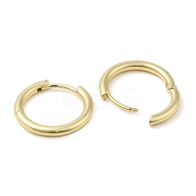 Rack Plating Brass Huggie Hoop Earrings EJEW-Q773-16G-1