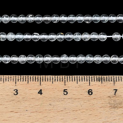 Natural White Topaz Beads Strands G-P627-3mm-02-1