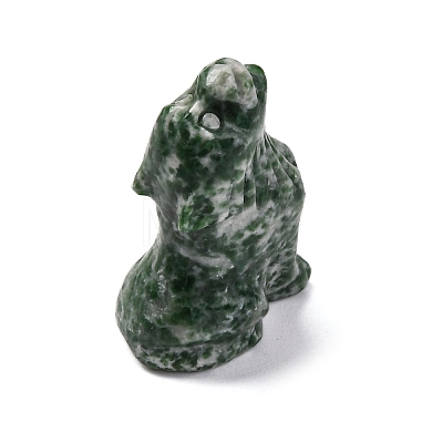 Natural Green Spot Jasper Display Decorations DJEW-P019-A07-1