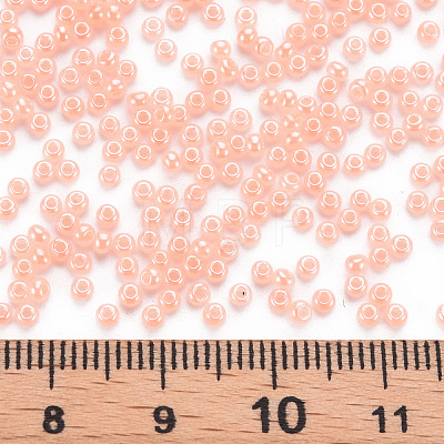 12/0 Imitation Jade Glass Seed Beads SEED-S049-A-021-1