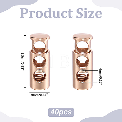 Alloy Cord Locks FIND-WH0367-98G-1