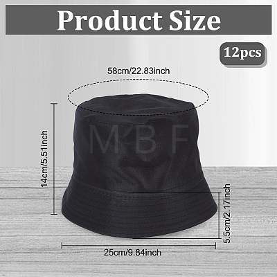 Acrylic Fibers Fisherman Hats AJEW-WH0752-547B-1