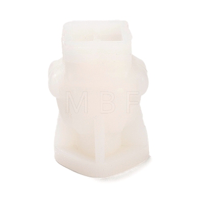 Robot Candle Silicone Statue Molds DIY-L072-006-1