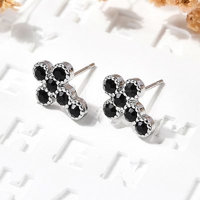 304 Stainless Steel Stud Earrings EJEW-F361-19P-1