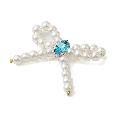 Plastic Pearl Beads Pendants KK-H463-06P-02-1