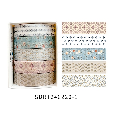 Washi Tape Cute Printed Patterns Decorative Tapes PW-WG093AB-01-1