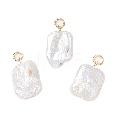 Natural Cultured Freshwater Pearl Pendants PALLOY-JF04281-1