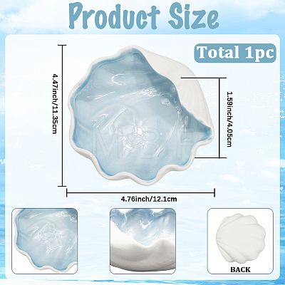 Ocean Themed Ceramic Jewelry Plate AJEW-WH20064-37E-1