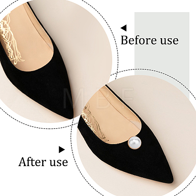  16Pcs Plastic Imitation Pearl Shoe Decoration AJEW-PH0004-47-1