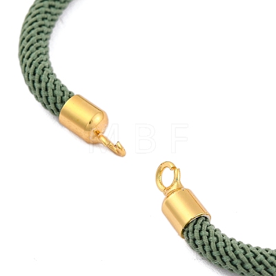 Nylon Cords Bracelet Makings Fit for Connector Charms AJEW-P116-02G-23-1