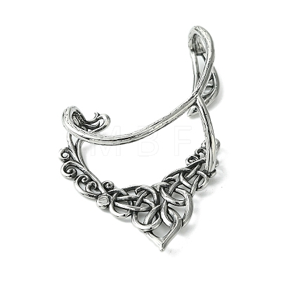 316 Surgical Stainless Steel Cuff Earrings LS-EJEW-E300-05AS-03-1