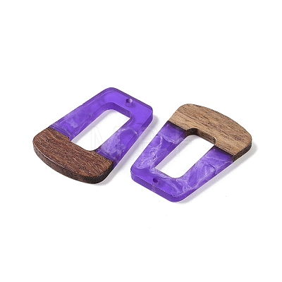 Resin & Wood Pendants WOOD-F015-11H-1