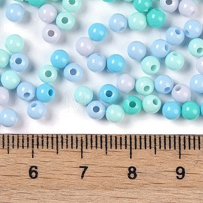 Opaque Acrylic Beads X1-OACR-H118-07B-04-1