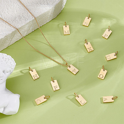 1 Bag 26Pcs 304 Stainless Steel Charms STAS-HY0002-11-1