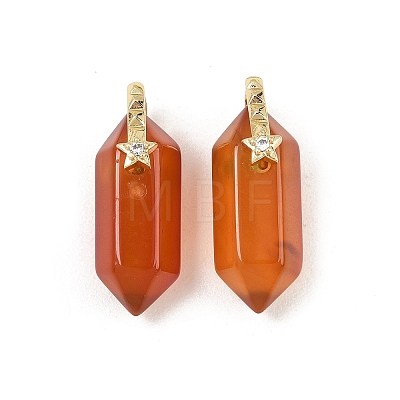 Natural Mixed Stone Double Terminal Pendants GG-CBA4154-07G-1