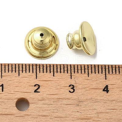 Rack Plating Brass Ear Nuts KK-G480-06G-1