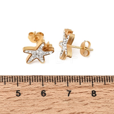 304 Stainless Steel Stud Earrings SA-CBA558C-27G-1