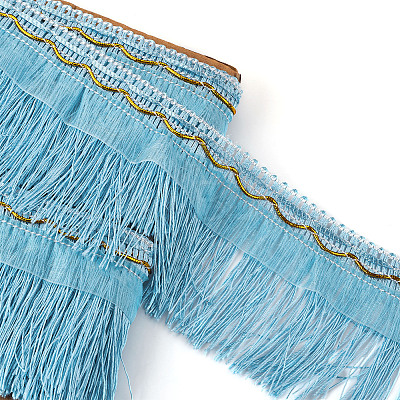 Polyester Tassel Fringe Trimming OCOR-TAC0008-21G-1